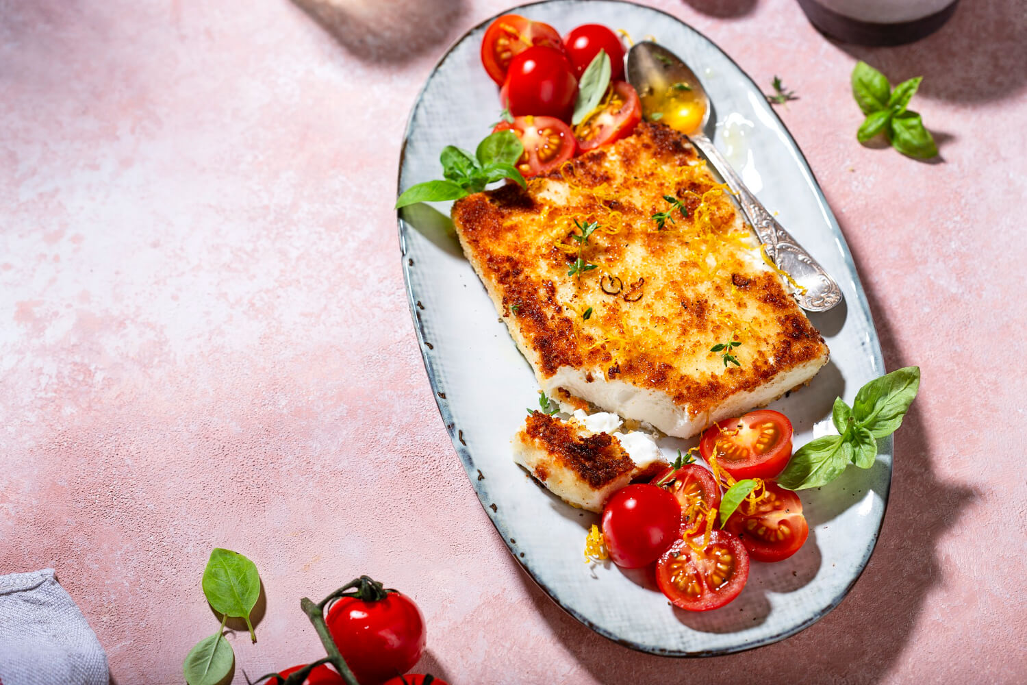 Mini lasagnette zapieczone w frytkownicy beztłuszczowej, z serem na wierzchu.