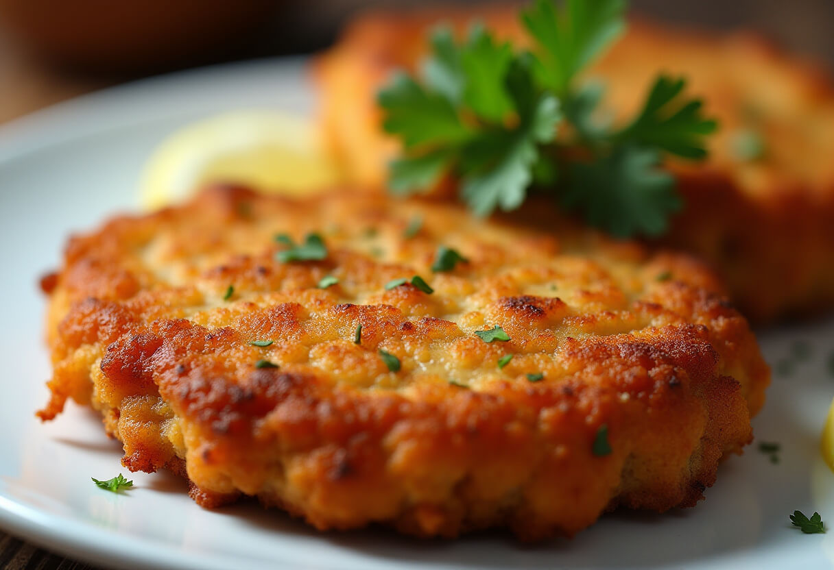 Schnitzel w airfryer, chrupiąca panierka