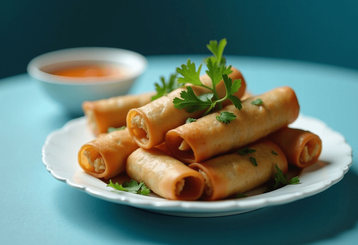 Spring rollsy w airfryer – chrupiące sajgonki przygotowane w frytkownicy beztłuszczowej